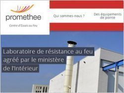 Un nouveau site internet pour le laboratoire de résistance au feu du Cerib