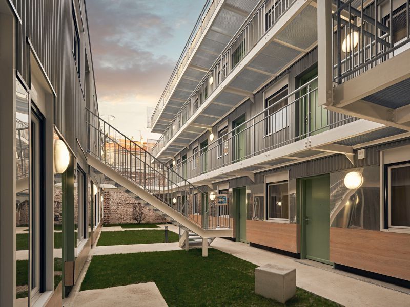 Une résidence sociale à Montreuil conçue comme une "grande maison"