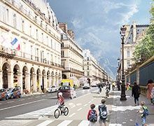 Anne Hidalgo annonce le réaménagement des quais hauts et de la rue de Rivoli