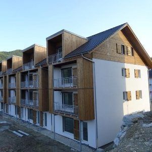 56 logements collectifs BBC bois en Savoie