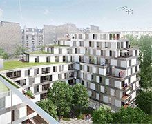 Le site d'un ancien hôpital parisien dédié au logement et à l'accueil des plus fragiles