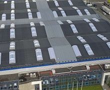 8.000m² de membranes d'étanchéité Firestone pour réhabiliter un bâtiment du port autonome de Paris à Gennevilliers (92)