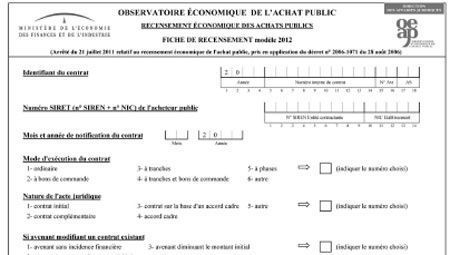 Marchés publics : le recensement économique simplifié et modernisé