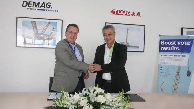 Sur Bauma China, TWC commande un Boom Booster Kit à Terex Cranes