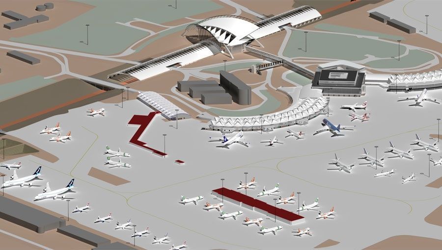 Le satellite du nouveau Terminal 3 de l'aéroport Lyon-Saint Exupéry entre en service