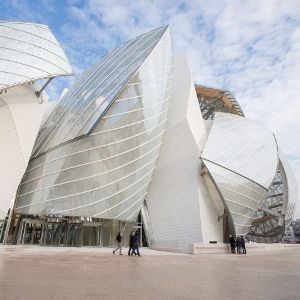 Visite de la Fondation Louis Vuitton pour une ouverture en septembre prochain