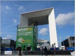 A La Défense pas de mine d'or mais une Lumibox géante !