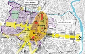 A Montpellier, l’ensemble Comédie-Esplanade-Triangle transformé en "place-parc"?