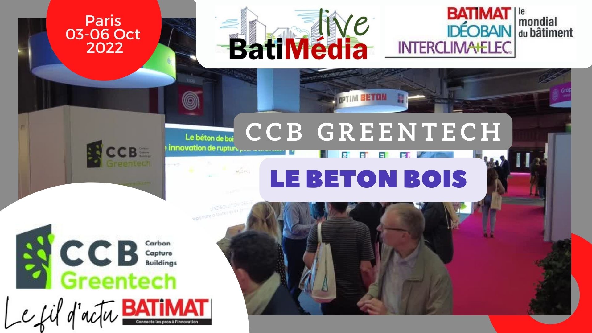 CCB greentech est au Mondial du bâtiment