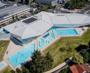 Soprema Entreprises signe l'enveloppe forte hygrométrie du nouveau centre aqualudique l'Odyssée d'Aulnay-sous-Bois