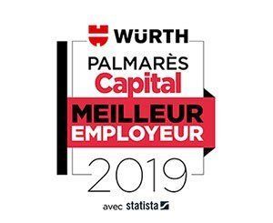 Würth France meilleur employeur 2019 selon le Palmarès Capital