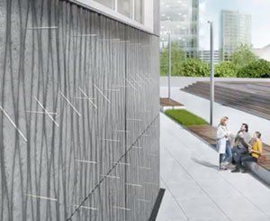 Façade en béton à isolation intégrée avec Schöck Isolink®