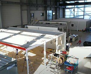 Nouvelle usine de reconditionnement de bâtiments modulaires