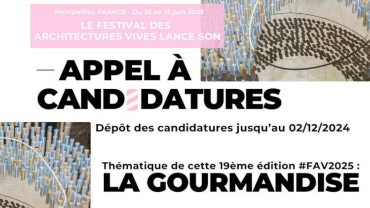 Appel à candidatures – FAV 2025 : La Gourmandise