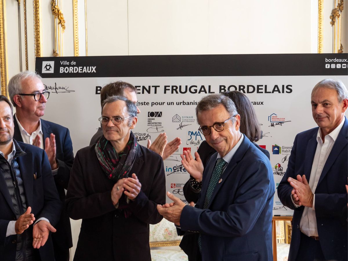 À Bordeaux, 40 acteurs de la construction s'unissent pour promouvoir la frugalité