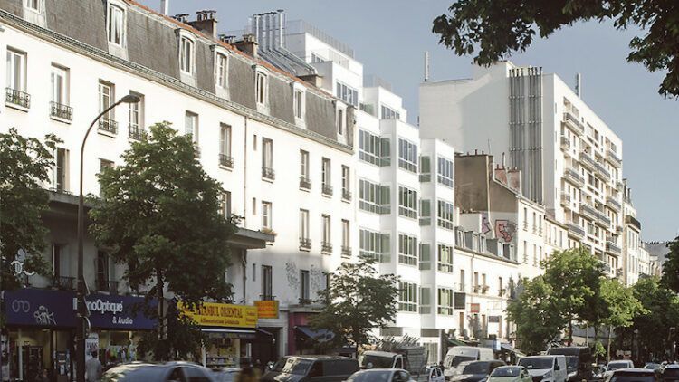 A Paris, 15 logements sociaux en béton de chanvre selon Barrault Pressacco