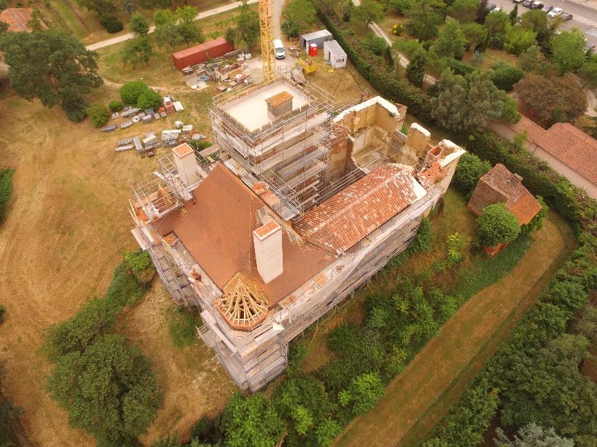 TERREAL s’engage dans la deuxième phase de son mécénat pour la sauvegarde du Château de La Salvetat Saint-Gilles en Occitanie