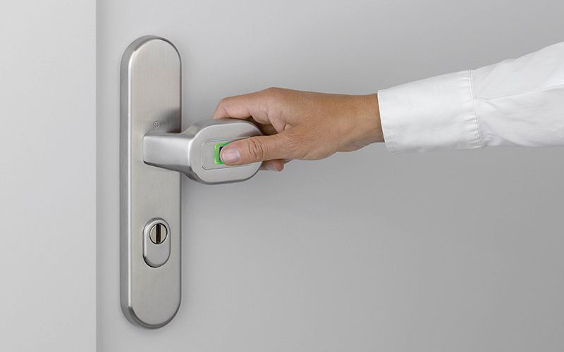 epoignee de porte fingerscan l empreinte digitale remplace la cle