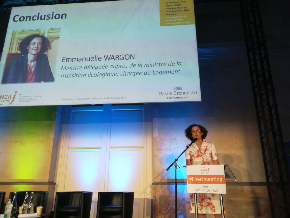 "Le label RE2020 ne sera pas une sur-RE2020", E. Wargon, ministre du Logement