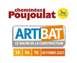 Cheminées Poujoulat sera à Artibat hall 10A - stand F28 pour parler RE2020 et chauffage bois en maison individuelle
