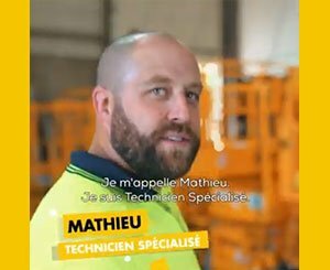 Matthieu, Réparateur Technique Spécialisé - Groupe Kiloutou