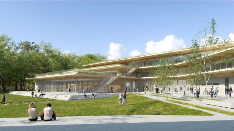 Extension-Restructuration du Lycée Nadar de Draveil, par Ropa & Associés