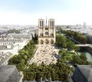 Bas Smets, Grau et Neufville-Gayet au chevet de Notre-Dame de Paris