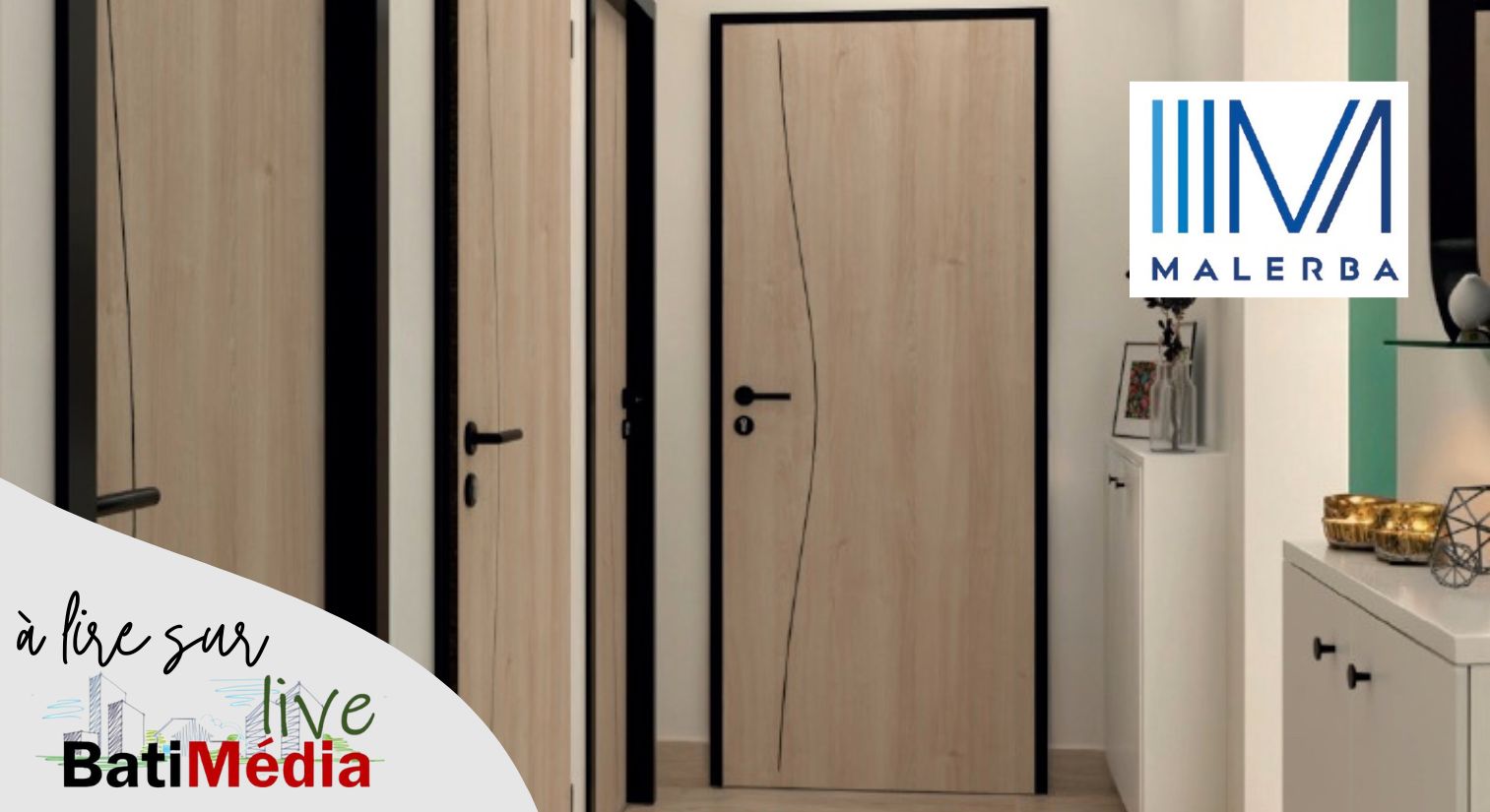 NUOVA : le nouveau concept de porte de communication intérieure signé MALERBA
