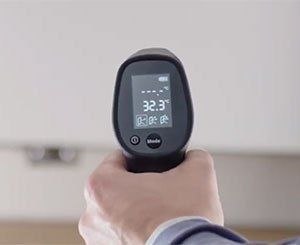 Bosch présente: UniversalTemp - Le thermomètre infrarouge pratique pour un usage au quotidien