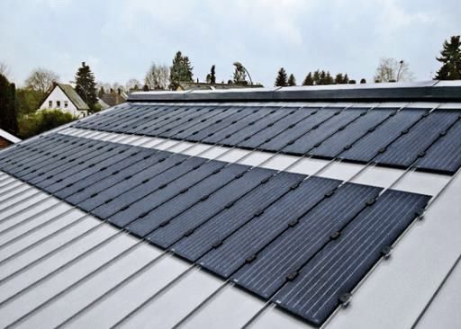 Panneaux photovoltaïques pour toitures à joint debout