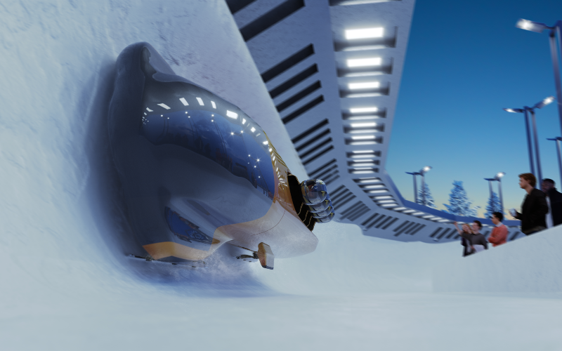 jo hiver 2026 la piste de bobsleigh et de luge de cortina en bonne voie
