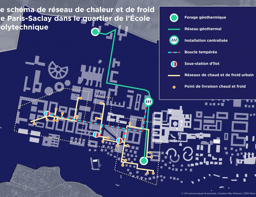 Paris-Saclay: un réseau de chaleur de dernière génération