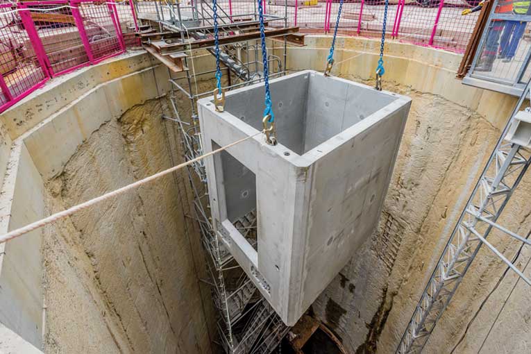 Hauts-de-Seine : Un puits d’accès préfabriqué de 40 m