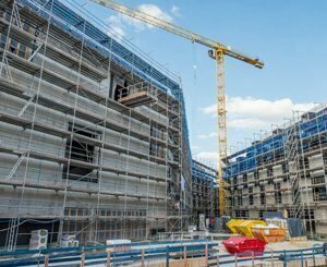 Les permis de construire délivrés pour des logements se redressent un peu en mars