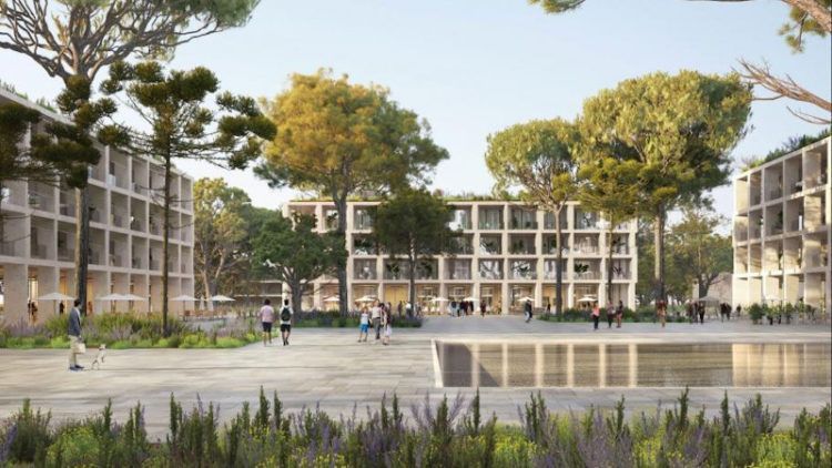 Ecoquartier de la ZAC du Mas Lombard à Nîmes, selon Lambert.Lénack