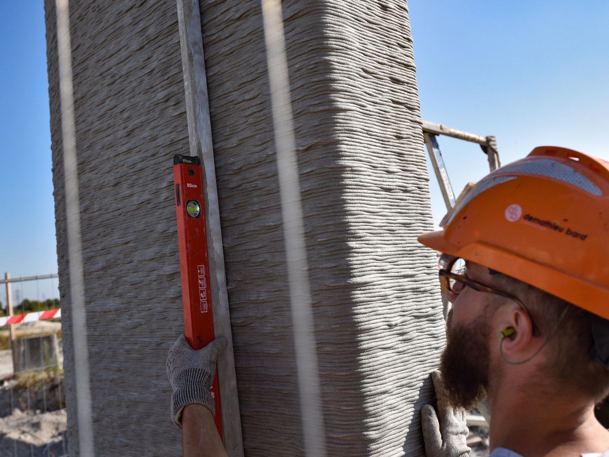Un mode constructif d'impression 3D béton voit son Atex validée par le CSTB