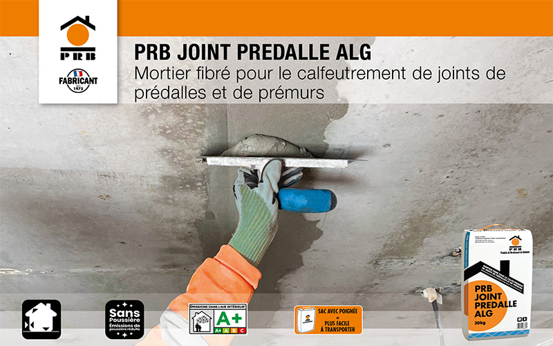 prb joint pr dalle alg le mortier sp cial pour calfeutrement de joints de pr dalles et de pr murs