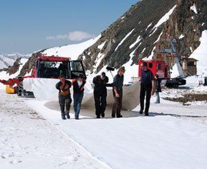 TenCate Toptex GLS 340 protège les glaciers du réchauffement climatique