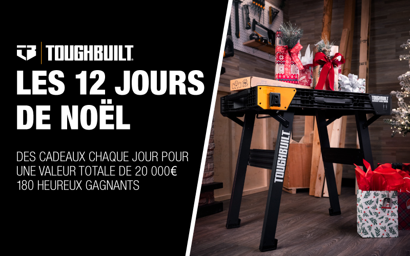 toughbuilt organise un jeu concours a destination des artisans et des professionnels du btp