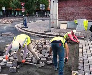 2.000 m² de pavé dans la métropôle Lilloise avec les solutions de pavage Sika FastFix®