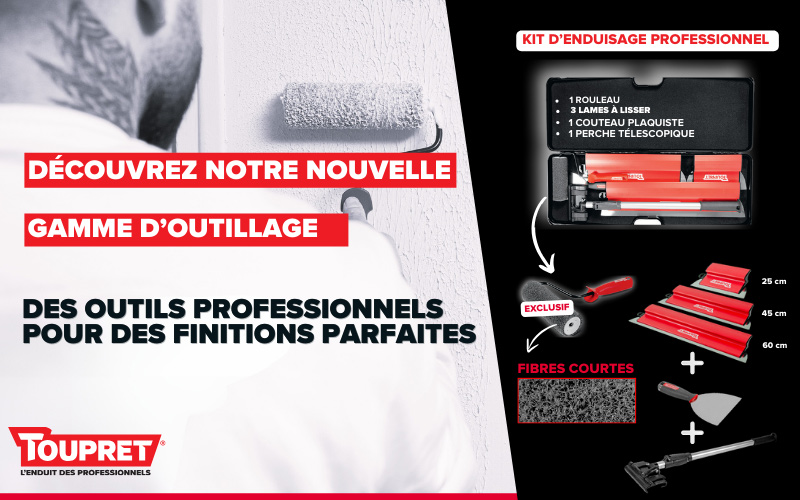 toupret lance une nouvelle gamme d outils pour les professionnels du b timent