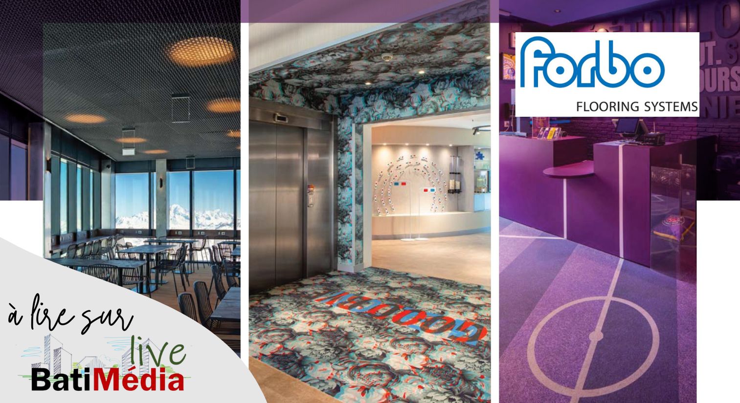 FLOTEX®  de FORBO FLOORING, quand le design s’ancre dans le sol !