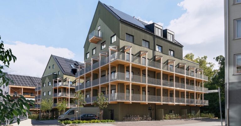 2 immeubles bois reçoivent la plus haute distinction environnementale suédoise