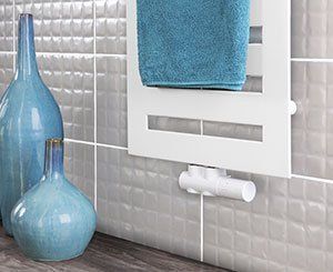 Flexodesign, un set de robinet thermostatique esthétique pour radiateurs sèche-serviette