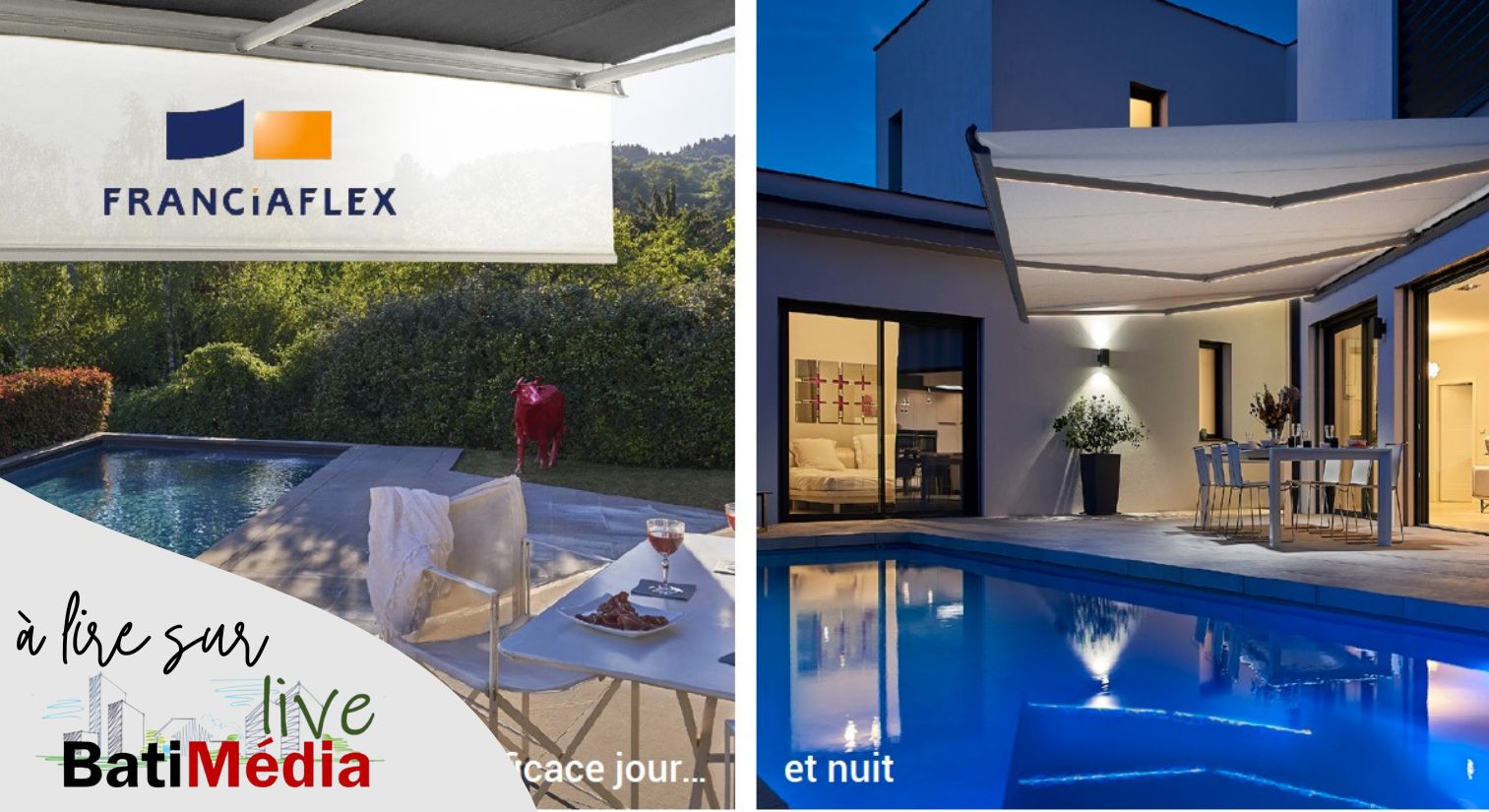 Nouvelle collection de toiles et nouvelle technologie LED pour les stores de terrasse allure et Fétuna