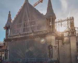 Les travaux de Notre-Dame de Paris en timelapse