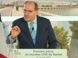Loire-Atlantique : Jean Castex pose la première pierre du nouveau CHU de Nantes