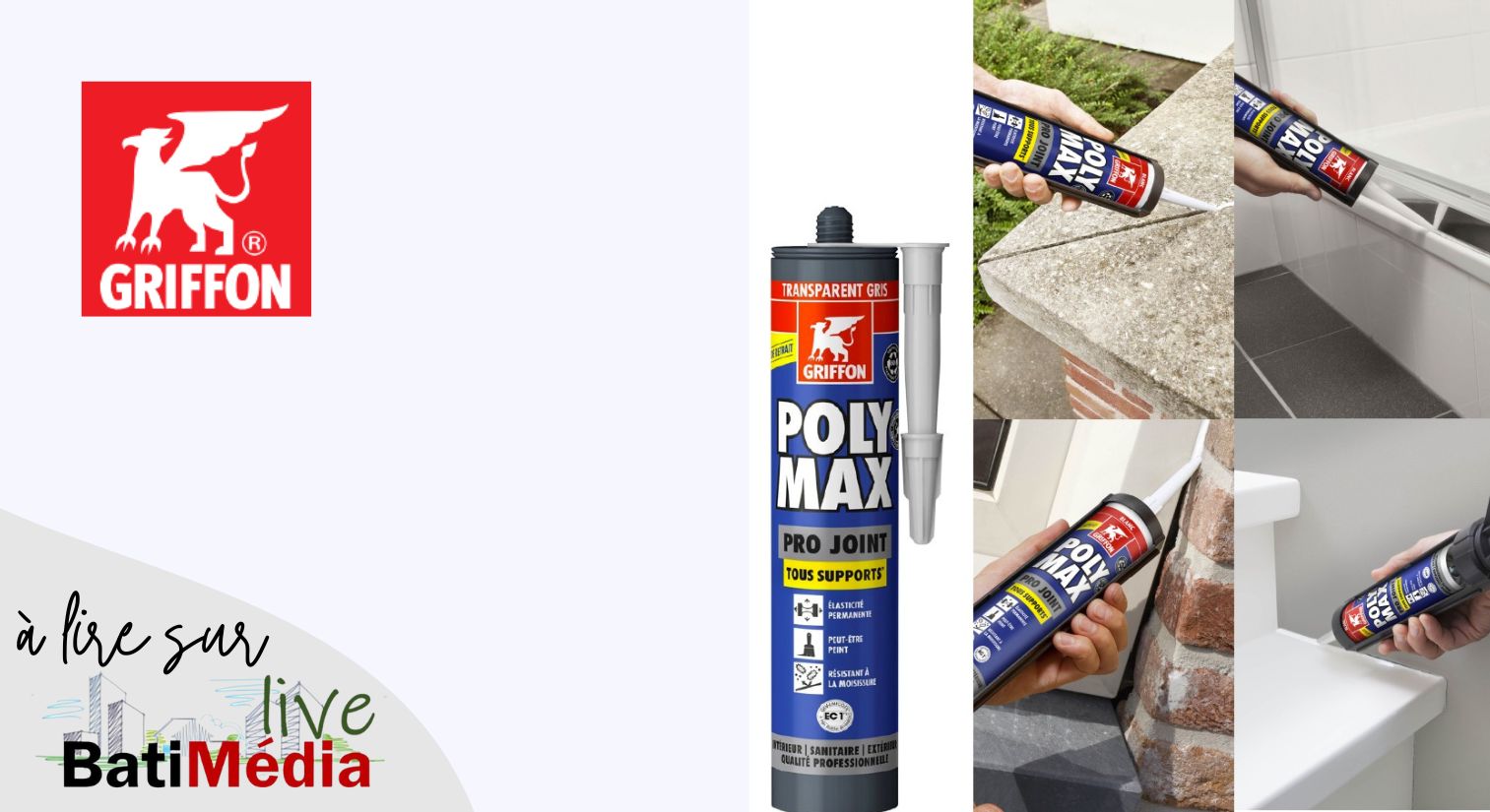 Nouveauté BATIMAT 2024 – Poly Max® Pro Joint Griffon