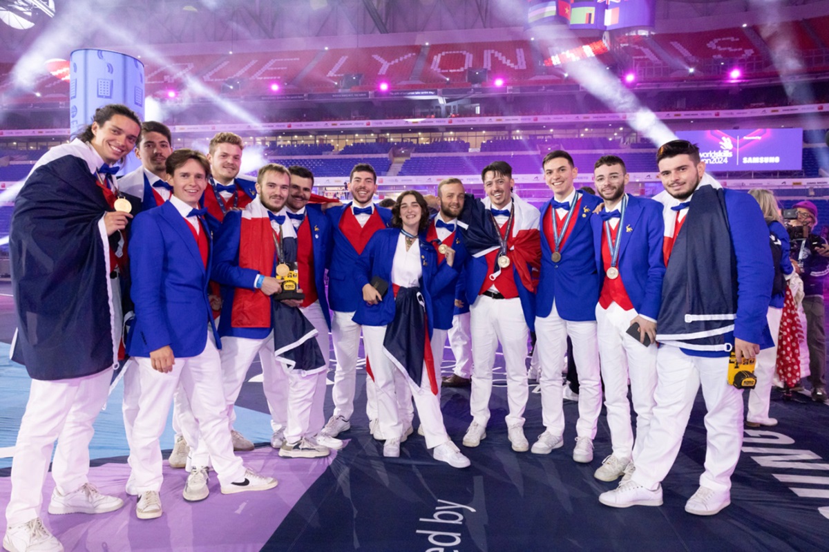 WorldSkills : grâce à l’équipe de France BTP, la France se hisse sur la 3e place du podium