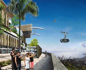MND remporte la construction de la 2ème ligne du téléphérique urbain de Saint-Denis à La Réunion
